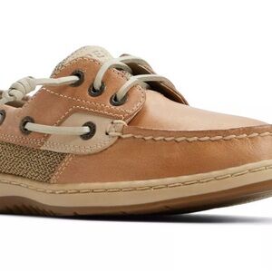 Sperry Women’s Rosefish 3-Eye Tan Lace-up Boat Shoes US 7.5 Great condition